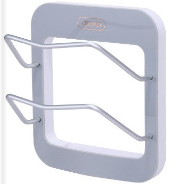 Wall-mounted 2-layer Pot Lid Holder Rack