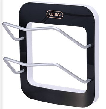 Wall-mounted 2-layer Pot Lid Holder Rack