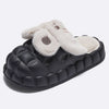 2022 Winter Cute Cartoon Rabbit Shape Fluffy Slippers