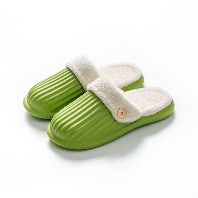 2022 Winter Unisex Detachable Waterproof Cotton Slippers