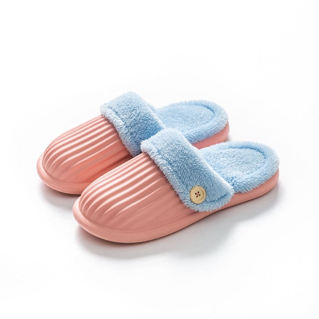 2022 Winter Unisex Detachable Waterproof Cotton Slippers