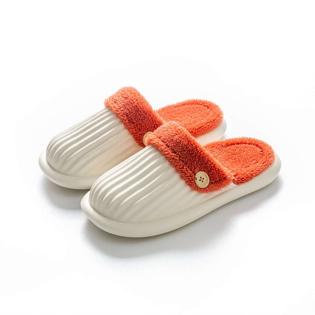 2022 Winter Unisex Detachable Waterproof Cotton Slippers