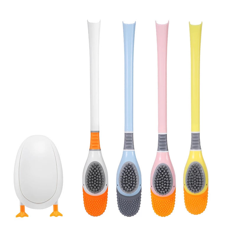 Duck Shape Silicone Toilet Brush