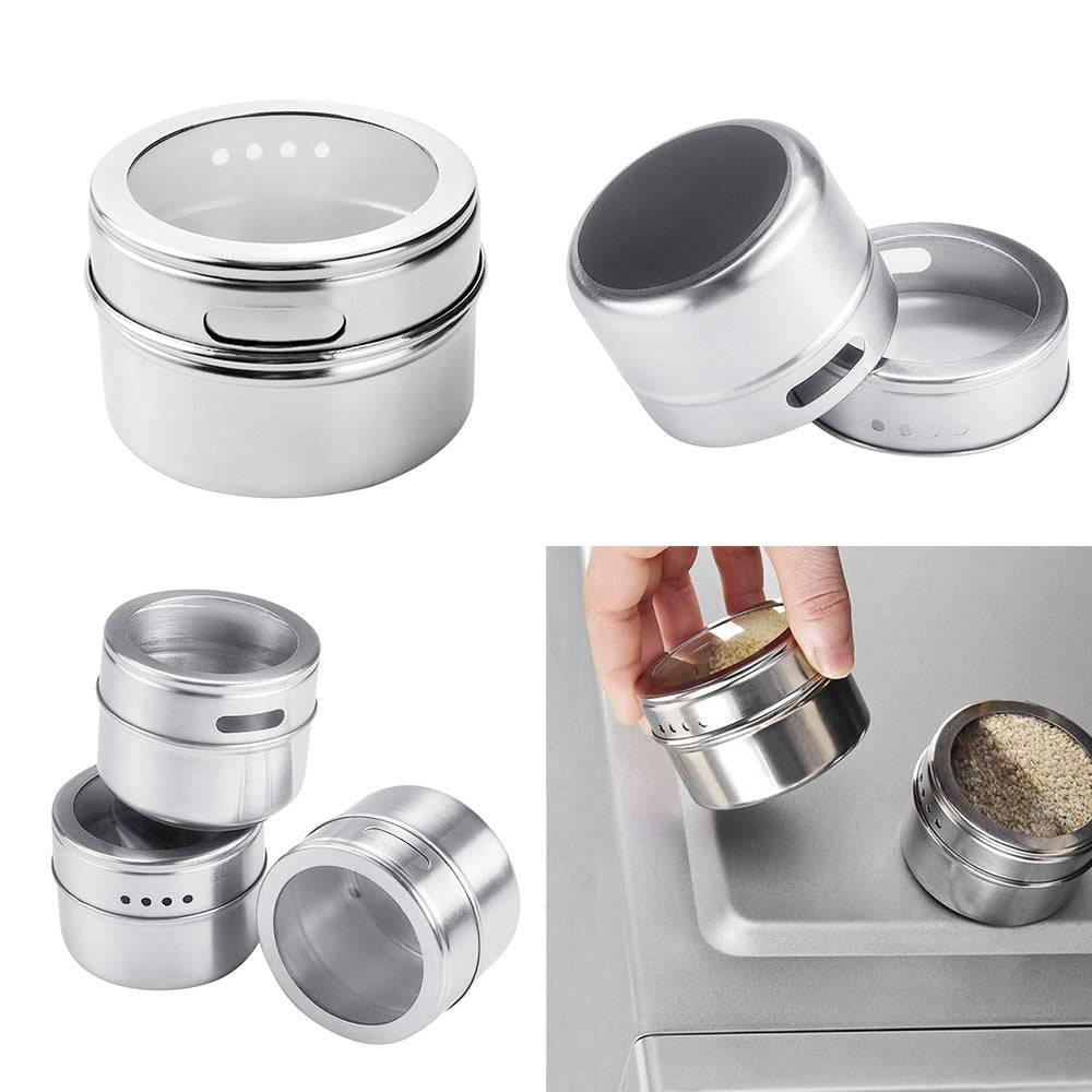 Easy Pour Magnetic Spice Tins