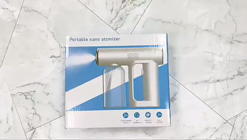 USB Rechargeable Disinfection Blue Light Nano Steam Gun