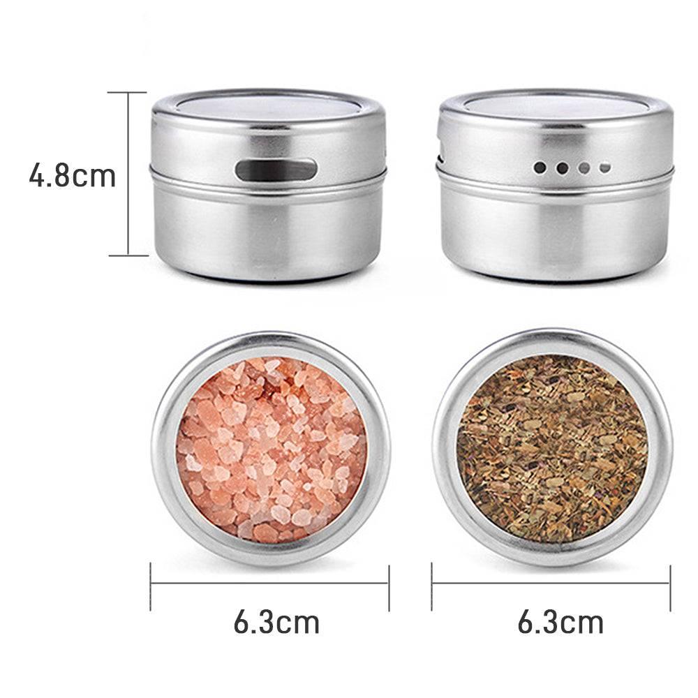 Easy Pour Magnetic Spice Tins
