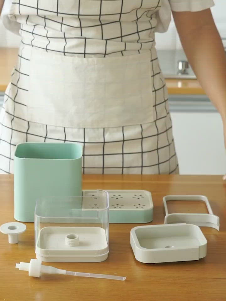 Kitchen Soap Dispenser Sponge Holder