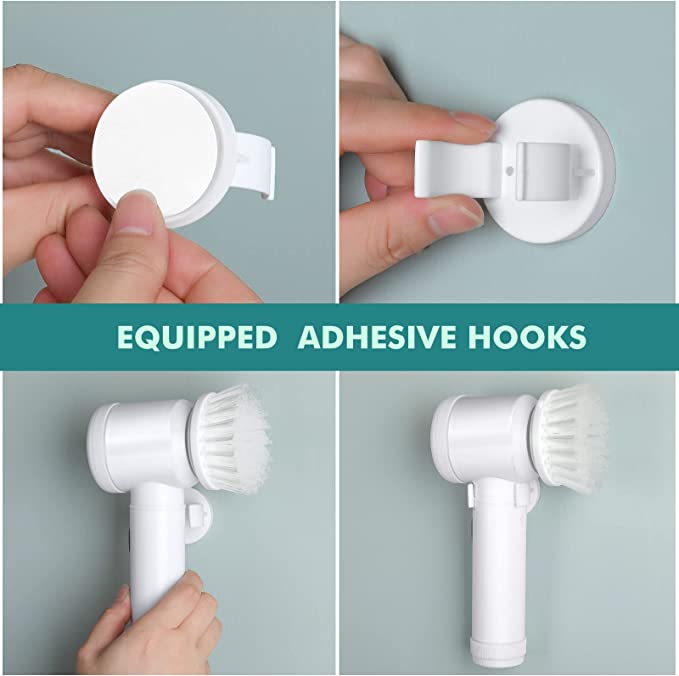 Electric Bathtub Cooktop Sink Cleaning Brush Tool Set