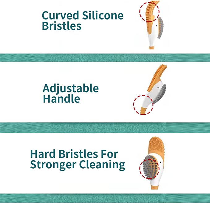 Duck Shape Silicone Toilet Brush