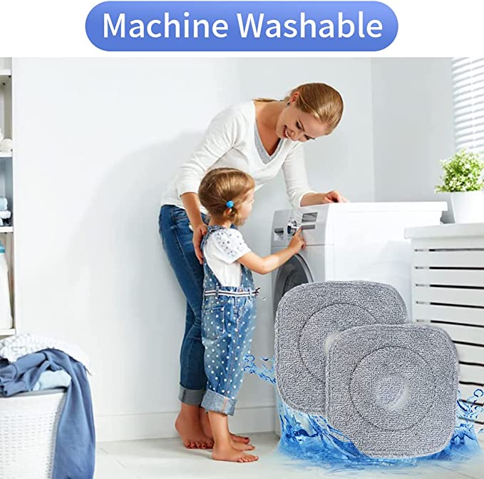 Self-Cleaning Rotary Square Mop With Bucket