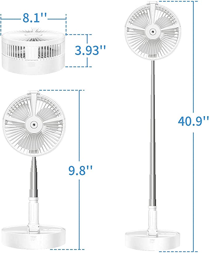 Multi-functional USB Charging Folding Fan