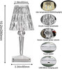 USB Rechargeable Diamond Crystal Table Lamp