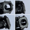 Stainless Steel Case + Strap / Silica Band For Apple Watch