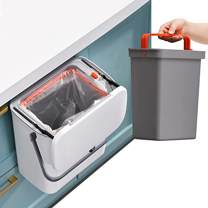 Kitchen Hanging Trash Bin 7L/9L