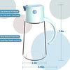 Automatic Opening Glass Oil Container