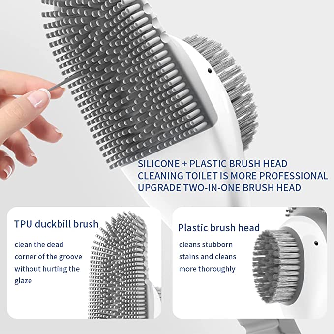Duck Shape Silicone Toilet Brush