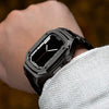 Stainless Steel Case + Strap / Silica Band For Apple Watch