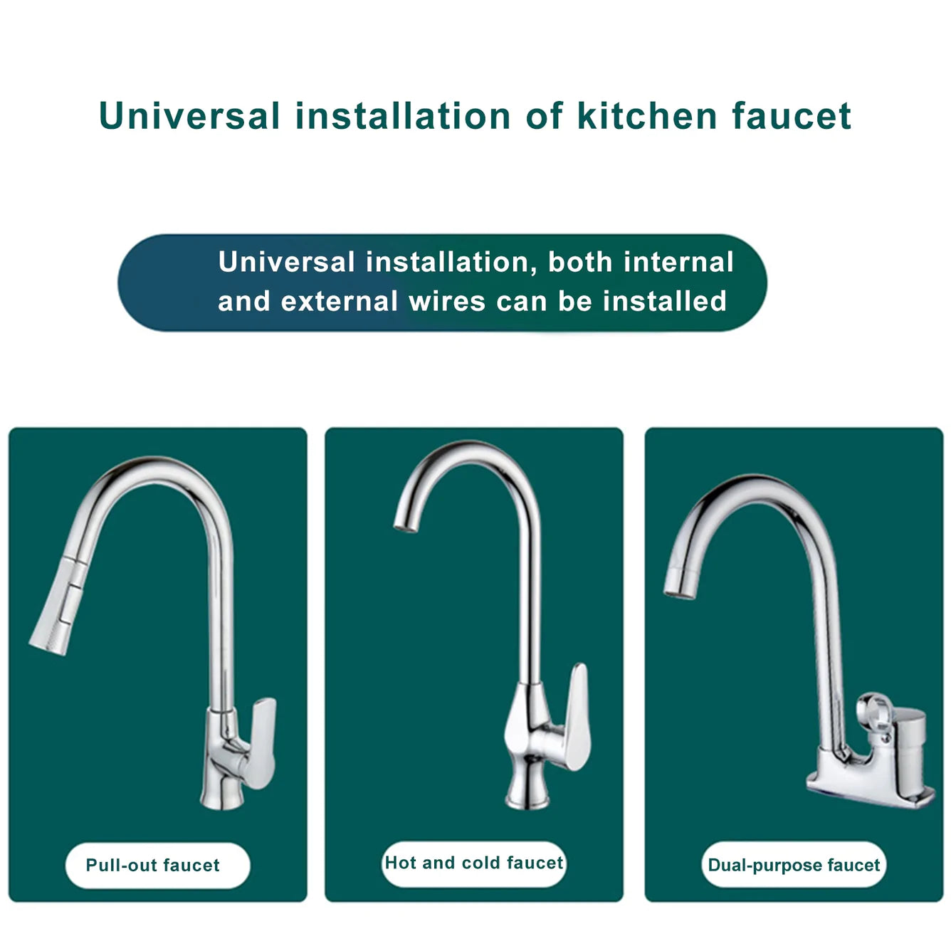 Universal Kitchen Faucet Sprayer