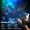 Astronaut Galaxy Star Projector Lamp