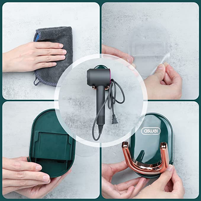 Hair Dryer Holder Rack Organizer
