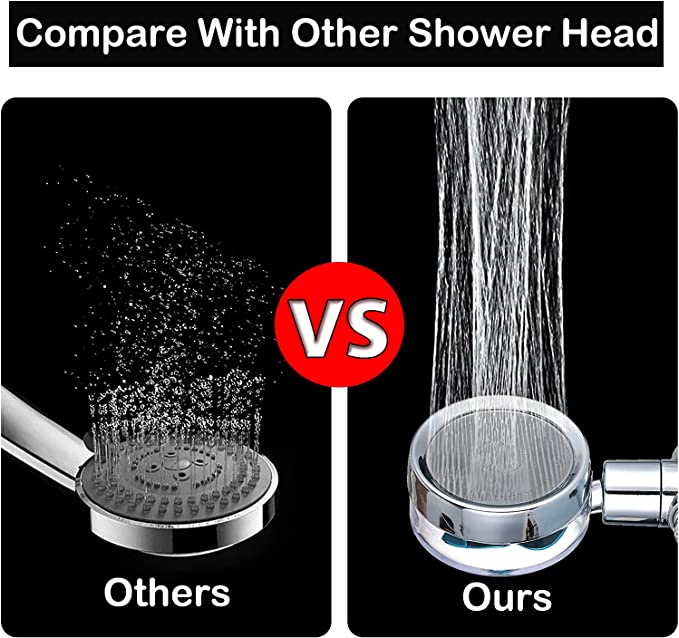 Handheld Turbo Fan Shower Head