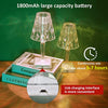 USB Rechargeable Diamond Crystal Table Lamp