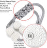 2 PCs Magnetic Curtain Tiebacks for Window Décor