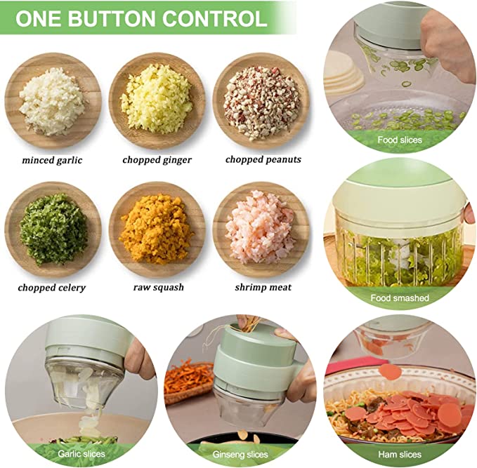 Wireless Handheld Vegetable Slicer