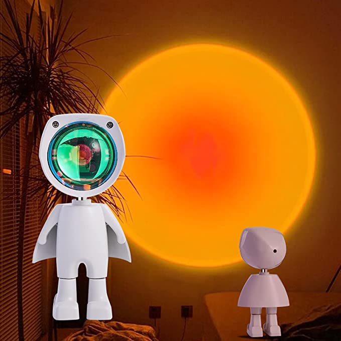 LED Spaceman Sunset Projector Lamp