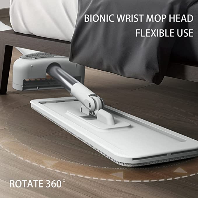 Hands-Free Microfiber Flat Mop