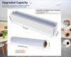 Magnetic Refillable Plastic Wrap Dispenser With Cutter