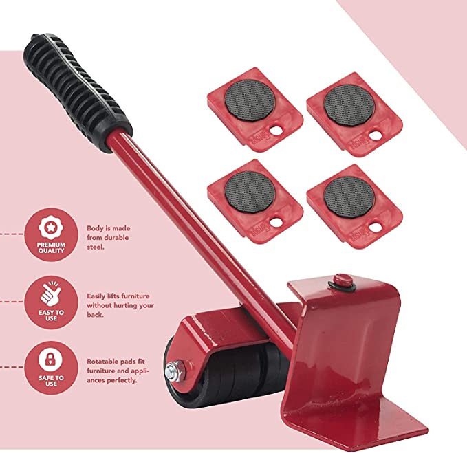 Furniture Lifter and Move Roller Tool Set