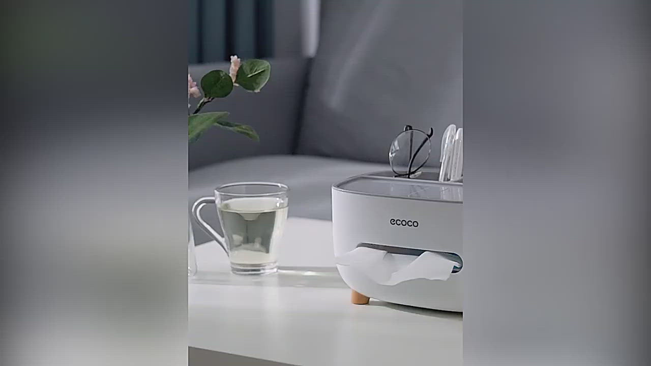 Multi-functional Desktop Tissue Box