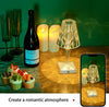 USB Rechargeable Diamond Crystal Table Lamp