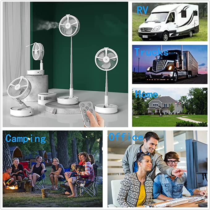 Multi-functional USB Charging Folding Fan