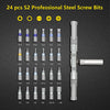 24 in 1 Magnetic Screwdriver Bit Set