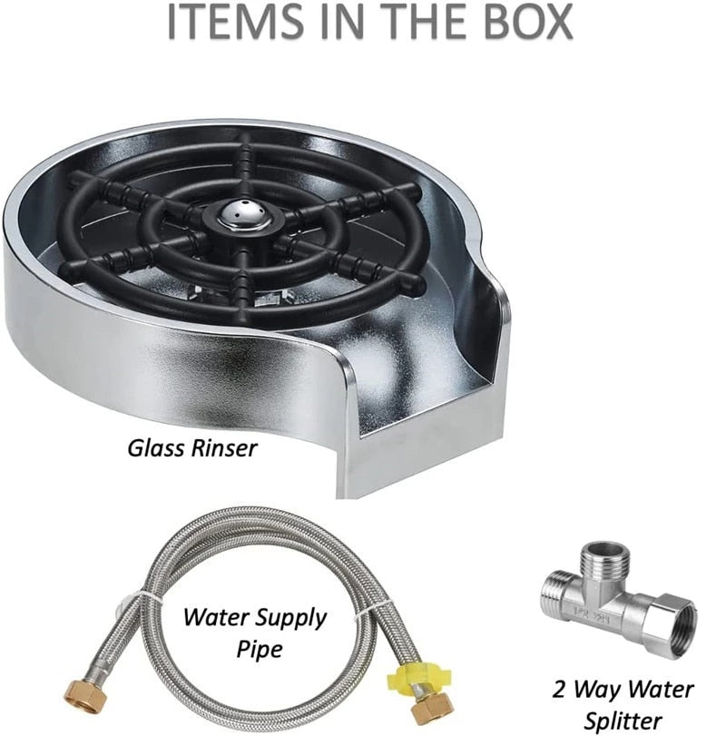 Automatic Faucet Cup Washer for Kitchen Sink