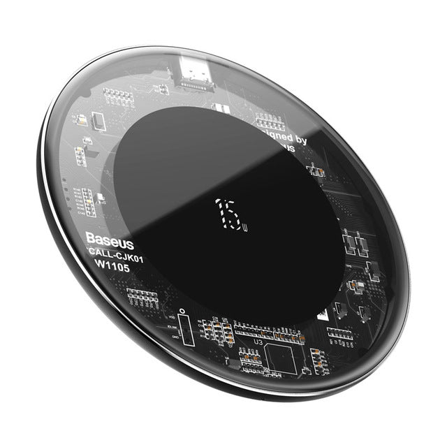 15W Qi Transparent Wireless Charger