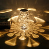 Water Droplets USB Rechargeable Crystal Table Lamp