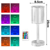 Rechargeable 3D Diamond Table Lamp with Remote Control