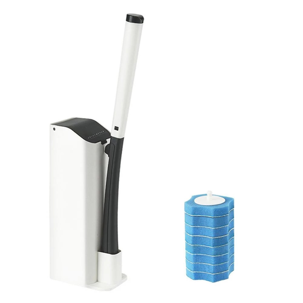 Replaceable Toilet Cleaning Brush Set