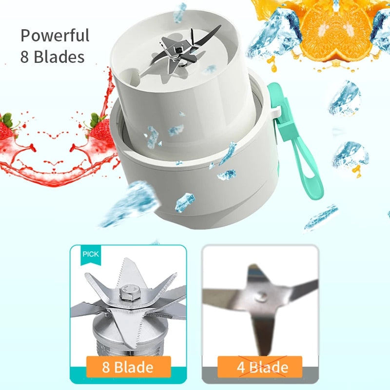 8 Blades Portable Juicer Blender