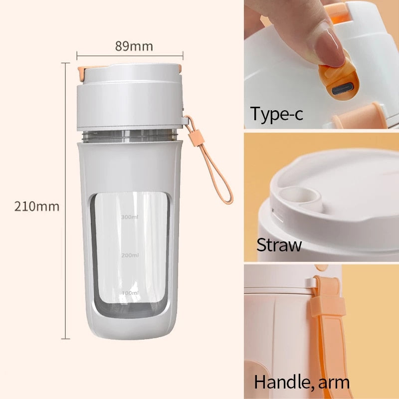 8 Blades Portable Juicer Blender