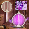 Electric Mosquito Swatter Bug Zapper Racket