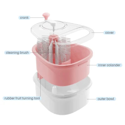 Fruit and Vegetable Cleaning Spinner