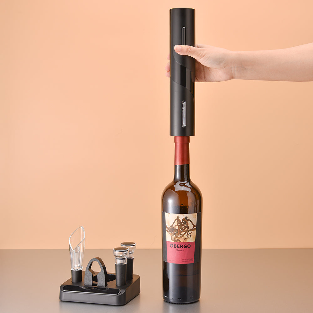 Electric Wine Bottle Opener Set