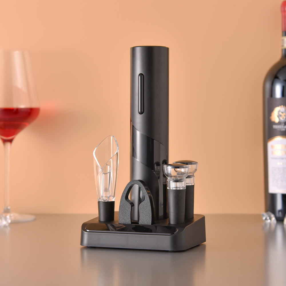 Electric Wine Bottle Opener Set