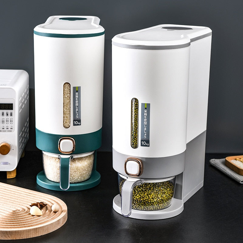 Press-Type Kitchen Rice Storage Bucket