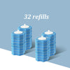 Replaceable Toilet Cleaning Brush Set