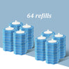 Replaceable Toilet Cleaning Brush Set
